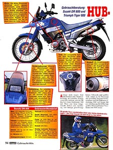 DR800 used guide